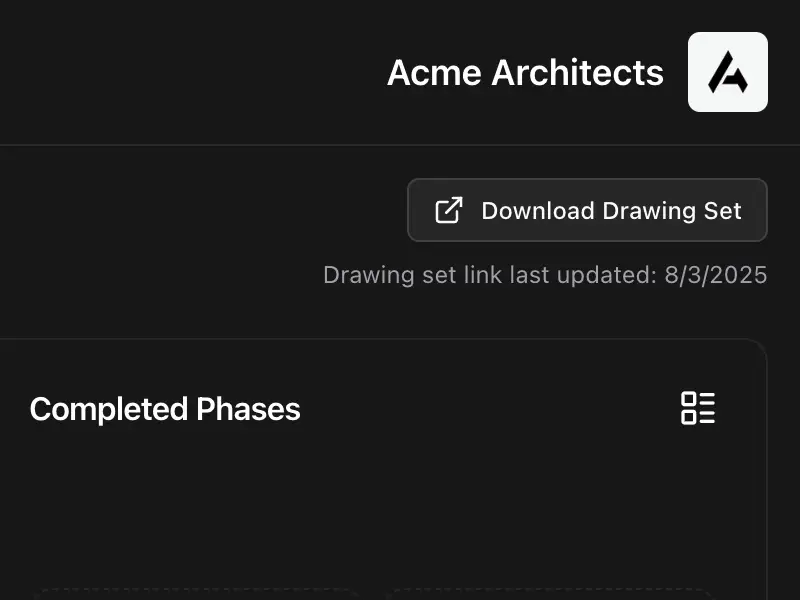 Permitful Drawing Set Button in Dark Mode